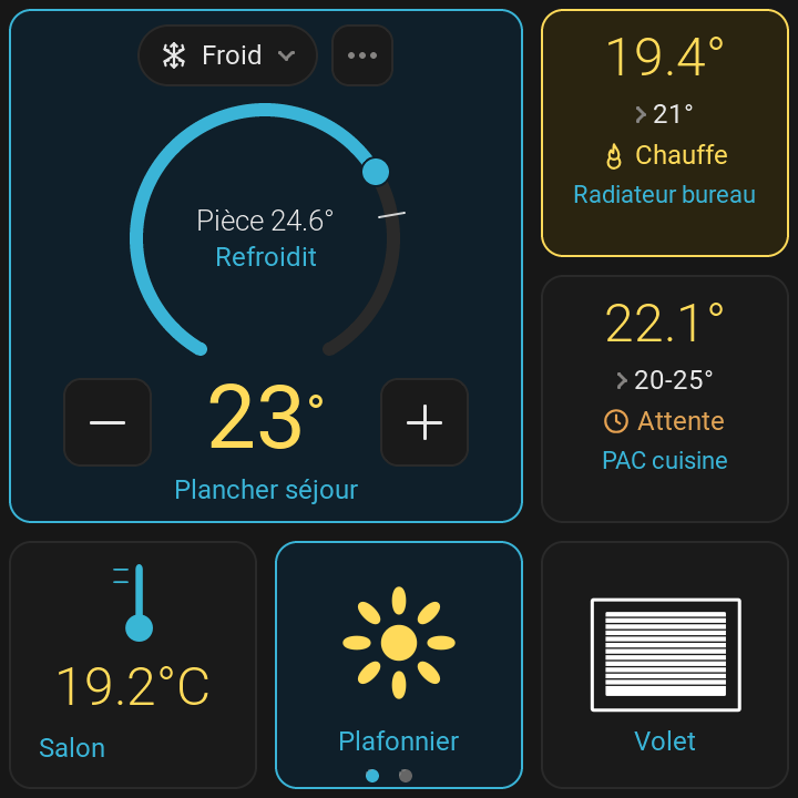 2×2 widget