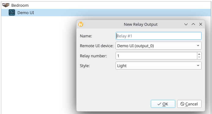 Add a Remote UI relay IO